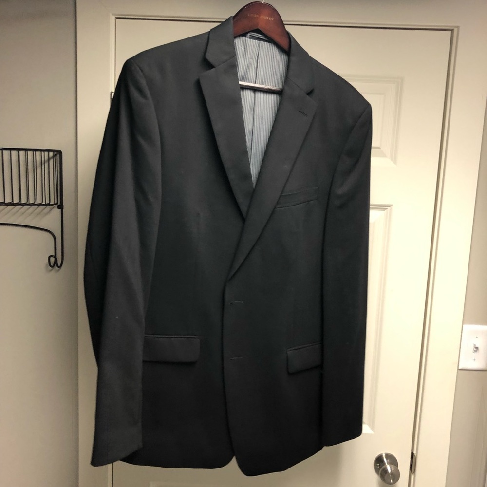 Men’s Blazer. Calvin Klein. 42L. Charcoal.